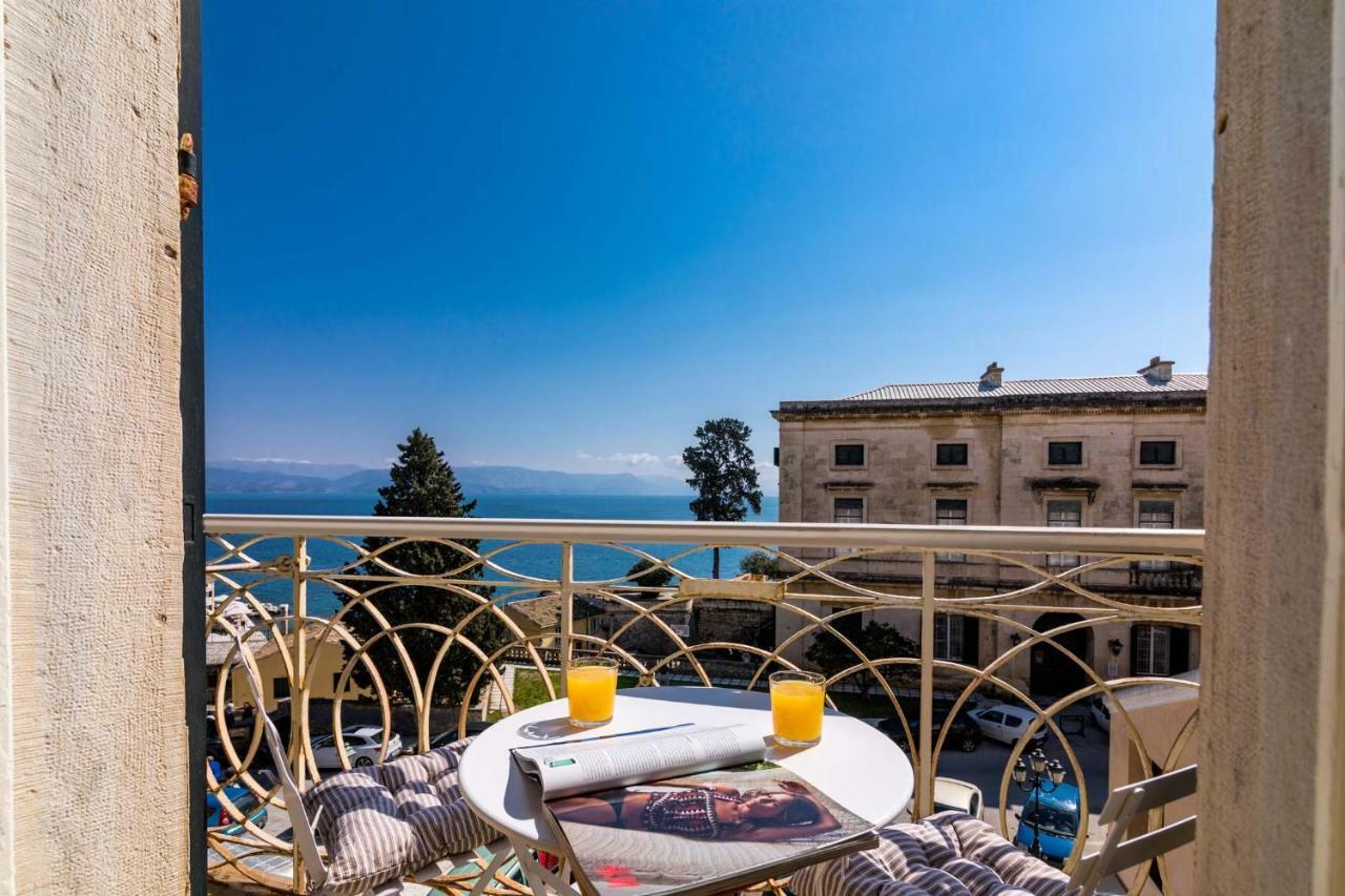 Luxury Seaview Apartment In Corfu Town By Corfuescapes Exterior photo